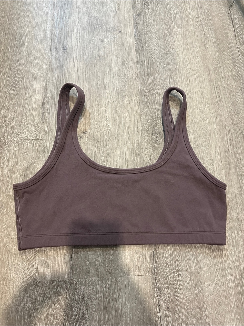 TNA Scoop Bralette in Mauve Plum